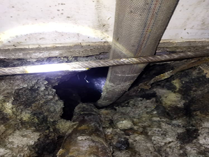 صدا دادن لوله فاضلاب و رفع آن