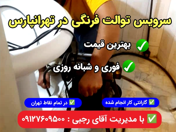 تعمیر توالت فرنگی در تهرانپارس